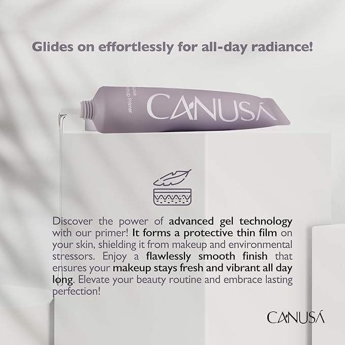 Clear Makeup Primer - Pore Minimizing & Mattifying,Long Lasting Base for Oily/Sensitive Skin - Clear Translucent Finish, Moisturizes & Primes -Cruelty Free US (1.02 Fl Oz / 30ml.)