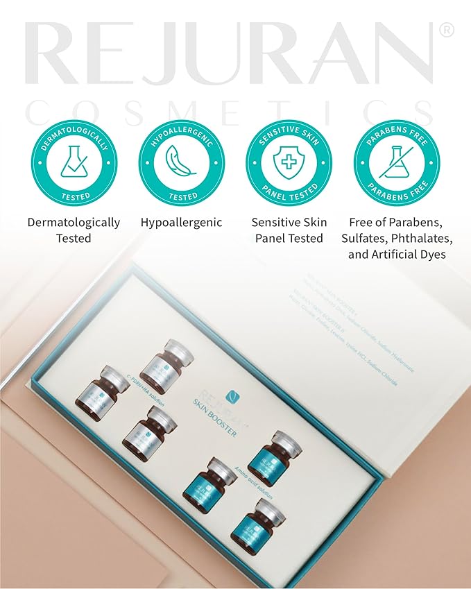 REJURAN® Turnover Ampoule, c-PDRN® – Original Salmon DNA PDRN Face Serum for Rejuvenation, Firming, Hydration & Youthful Glow, Refines Skin Texture. Korean Skincare (1.01 fl oz)