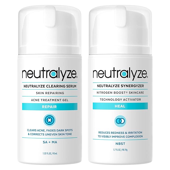 Moderate To Severe Acne Treatment Kit 2.0 (Clearing Serum & Synergyzer)