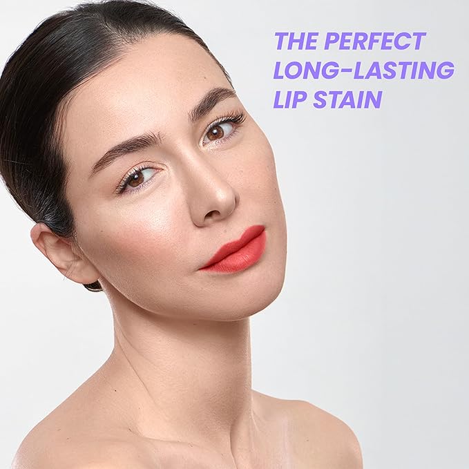 Wonderskin Wonder Blading Lip Stain Peel Off Masque - Long Lasting, Waterproof and Transfer Proof Pink Lip Tint, Matte Finish Peel Off Lip Stain (Crush Masque)
