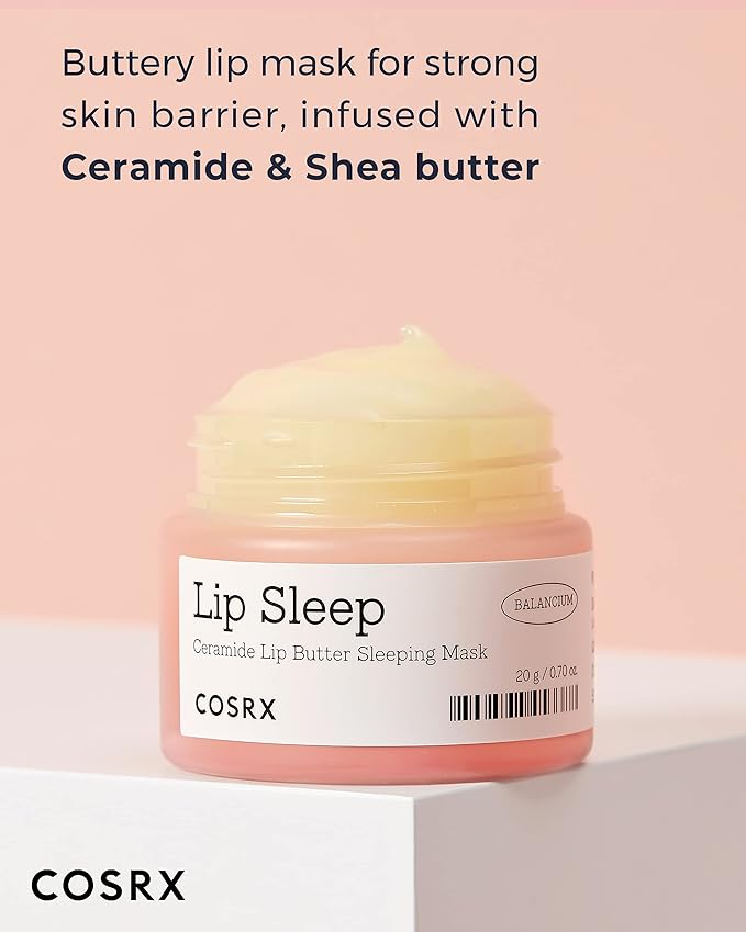 COSRX Lip Care Balm for Dry Chapped Lips, Enriched with Shea Butter, Sleeping Mask, Korean Skincare, Animal Testing-Free, Artificial Fragrance-Free, Parabens-Free (Lip Butter)