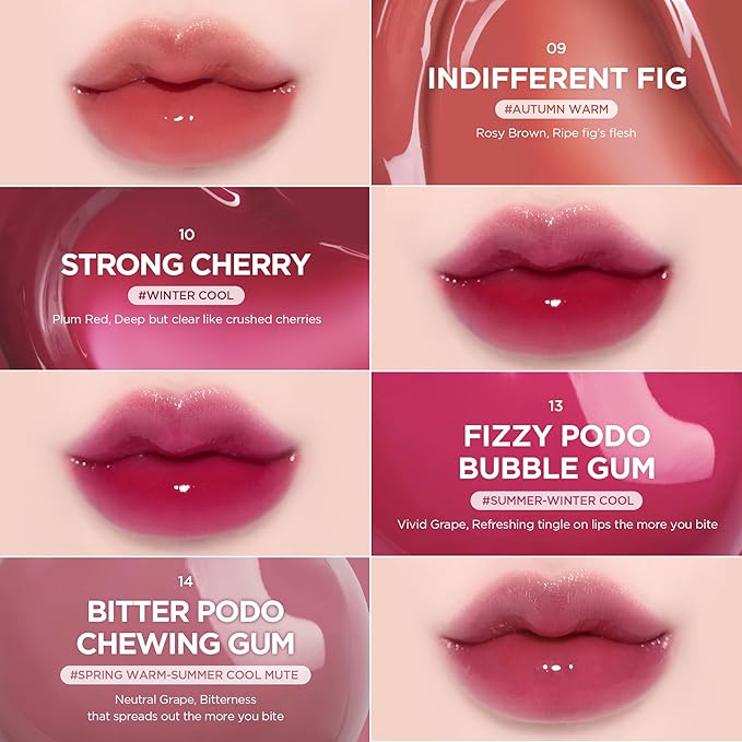 lilybyred Bloody Liar Coating Tint | Korean Glossy Lip Stain, Vivid & Juicy Color, Syrupy Shine, Moisturizing, Long-Lasting & Smudge-Proof, Non-Sticky, Lightweight, 0.14 oz. (06 Rosy Strawberry)