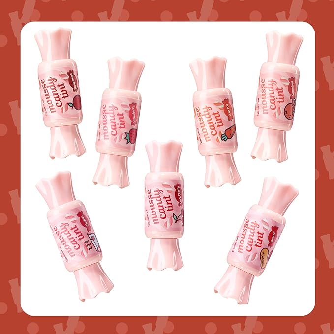 THESAEM Saemmul Mousse Candy Tint #9 Peanut Mousse - High Pigment Matte Finish Long Lasting Lip Stain with Honey Extracts to Hydrate Lips - Weightless & Smudge-Proof, 0.3 fl.oz.