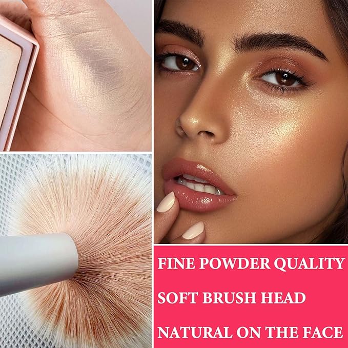 Face Glitter Blush Shimmer Waterproof Highlighter Blusher Powder,Facial Contour Corrector Long Lasting Glitter Illuminator Highlighter Palette Shimmer Highlight Makeup Palette(02#)