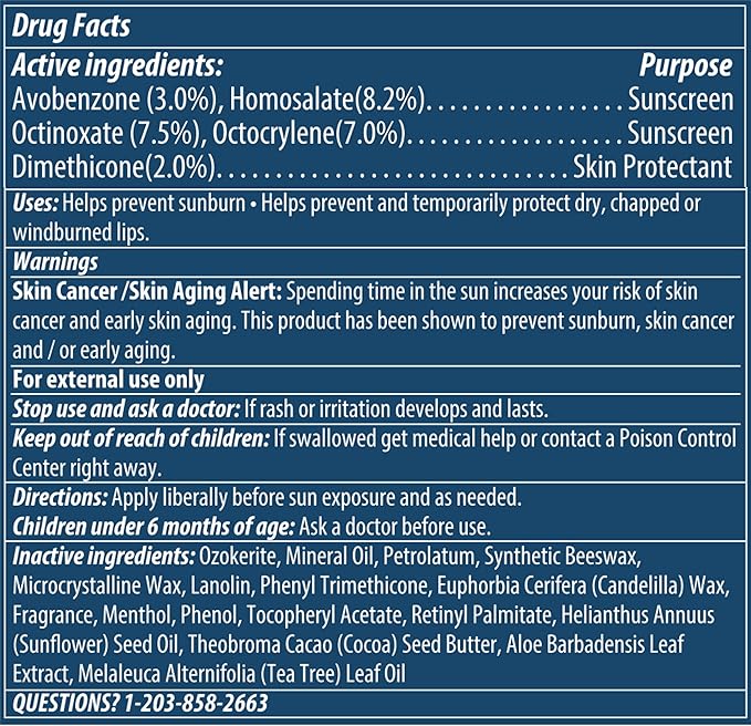 Dermatone Pomegranate Lip Balm SPF 30 | Lip Balm with Sunscreen | Moisturizing with Aloe and Vitamin E | Medicated to Soothe & Replenish Chapped and Cracked Lips (2-pack, 0.15oz sticks)