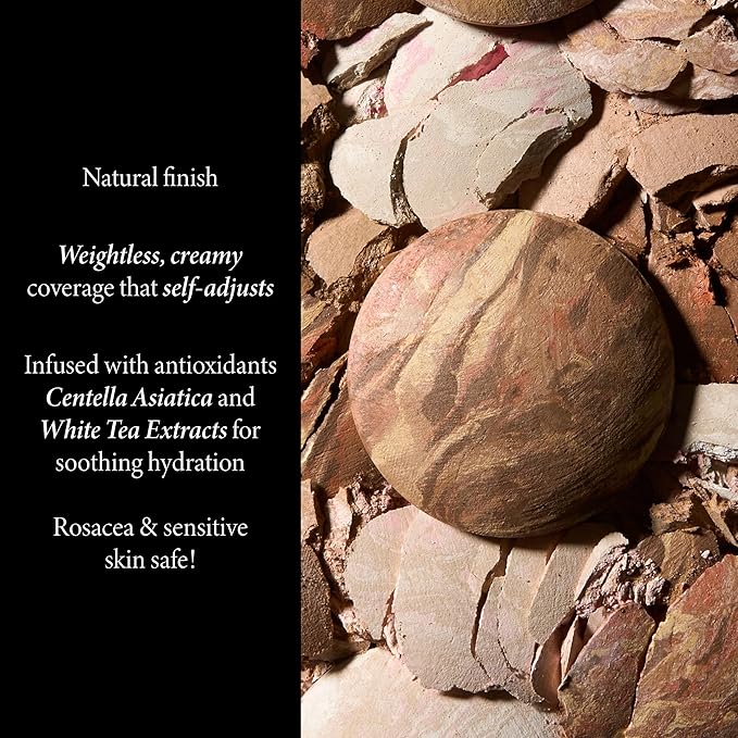 LAURA GELLER NEW YORK Award-Winning Baked Balance-n-Brighten Color Correcting Powder Foundation - Toffee - Buildable Light to Medium Coverage - Demi-Matte Natural Finish