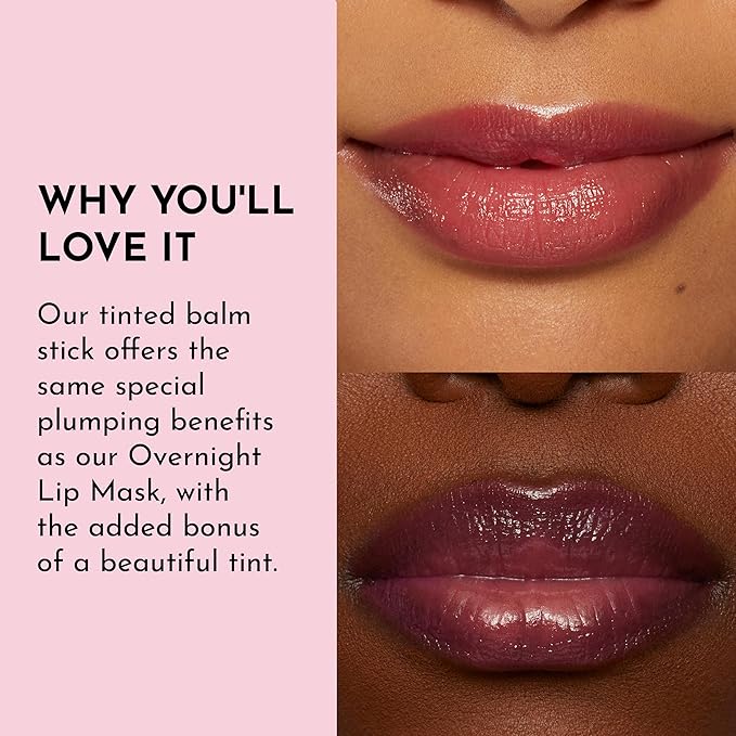 LAWLESS Forget the Filler Lip Plumping Line Smoothing Tinted Balm - Juicy Watermelon - Premium Tinted Lip Balm with Natural Ingredients to Plump and Smooth Lips for a Firmer, Fuller Look - 0.09 oz