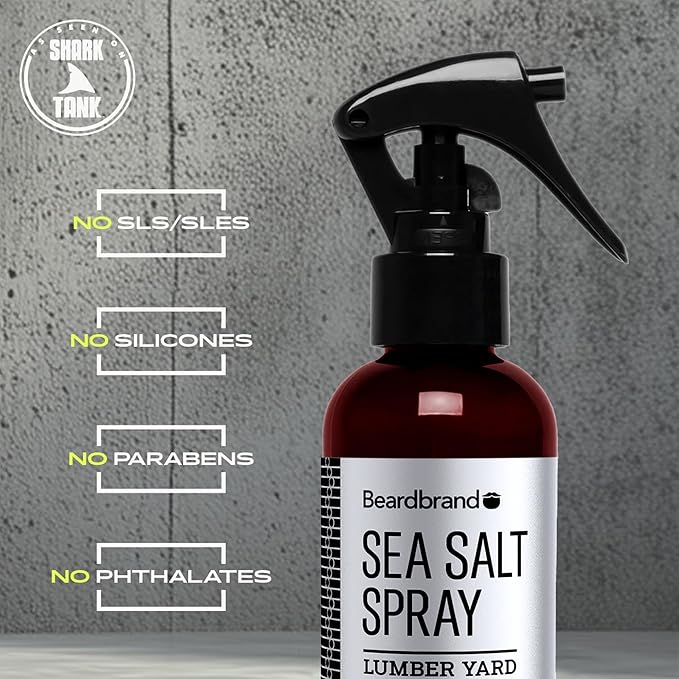 Sea Salt Spray for Men – Hair Texture Spray Adds Instant Volume, For Lightweight Natural Textured Look, Lumber Yard Scent, Achieve Effortless Style & All-Day Hold