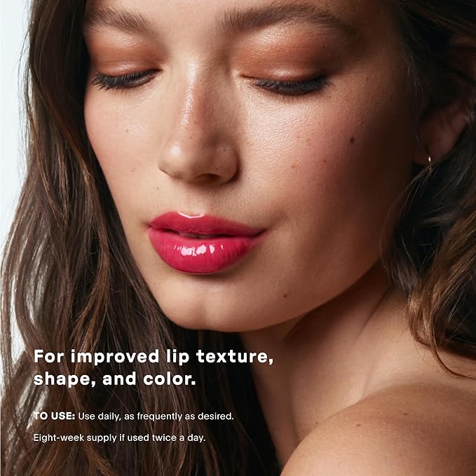 U Beauty The PLASMA Tinted Lip Compound Anti-Wrinkle & Anti-Aging Treatment - Shimmery Plumping Lip Gloss with Hyaluronic Acid, Shea Butter, Salicylic Acid & Peptides to Deeply Hydrate,Flush - 15 mL