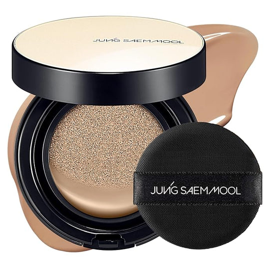 [JUNGSAEMMOOL OFFICIAL] Essential Skin Nuder Cushion (09 Bronze) | Refill Not Included | Natural Finish | SPF50 Broad Spectrum | Makeup Artist Brand | Cream Foundation