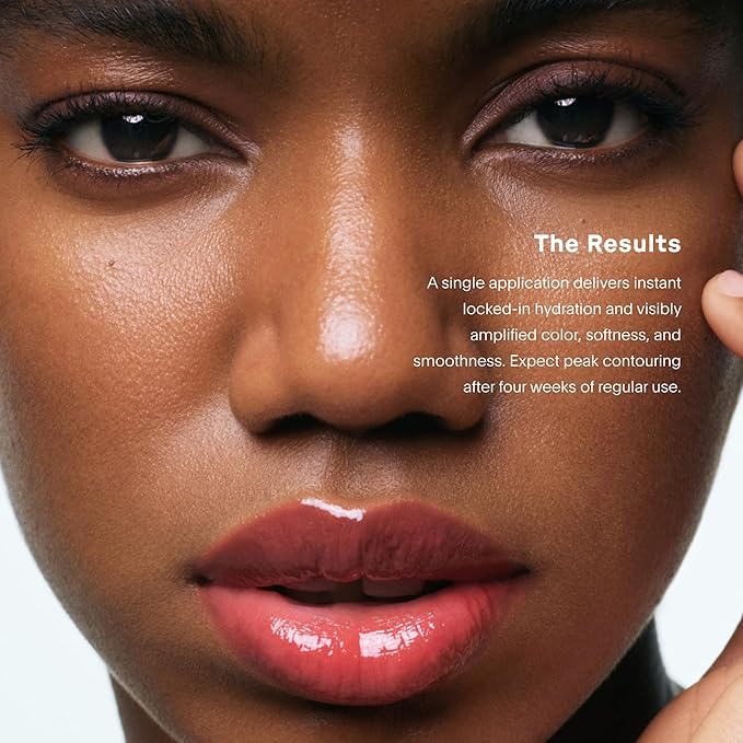 U Beauty The PLASMA Tinted Lip Compound Anti-Wrinkle & Anti-Aging Treatment - Shimmery Plumping Lip Gloss with Hyaluronic Acid, Shea Butter, Salicylic Acid & Peptides to Deeply Hydrate,Poppy- 15 mL