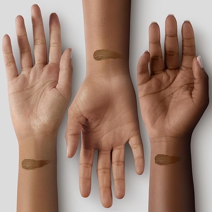 YENSA Super Silk Foundation - Full Coverage, Age-defying complex of Vitamin C, E, Ferulic, and Bakuchiol Oil (Deep 3) 1.0 fl oz