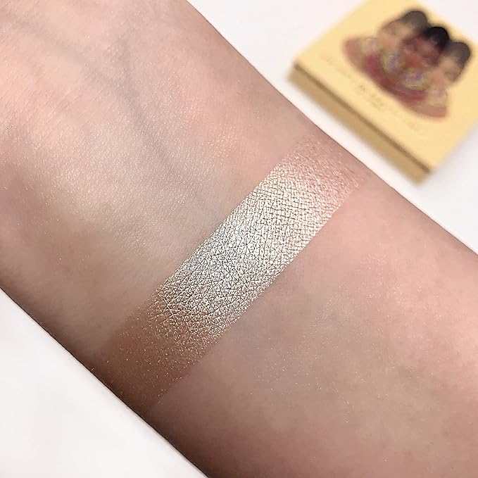 Juvia's Place Highlighter Tribe Glow Vol.3 - Highlighter Powder, Baked Highlighter, Shimmer Highlighter Makeup, Long-Wearing & Illuminating Cheek Highlighter - Suitable for Lighter Skin Tones