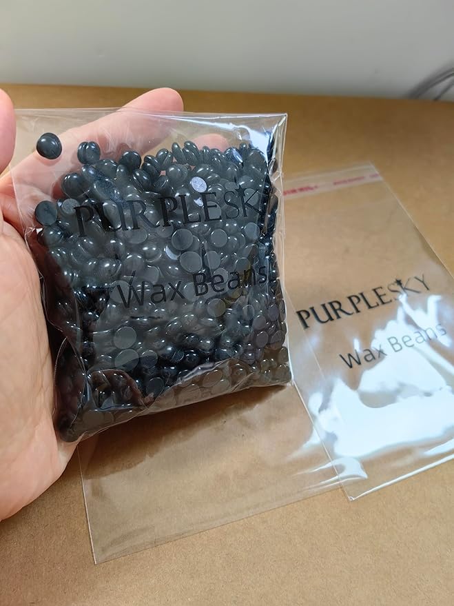 PURPLESKY Painless Wax Beads, 40oz Hard Wax Beads Bulk for Hair Removal, Bikini Wax for Nose Waxing for Leg, Underarm, Eyebrow, Salon Gift Waxness