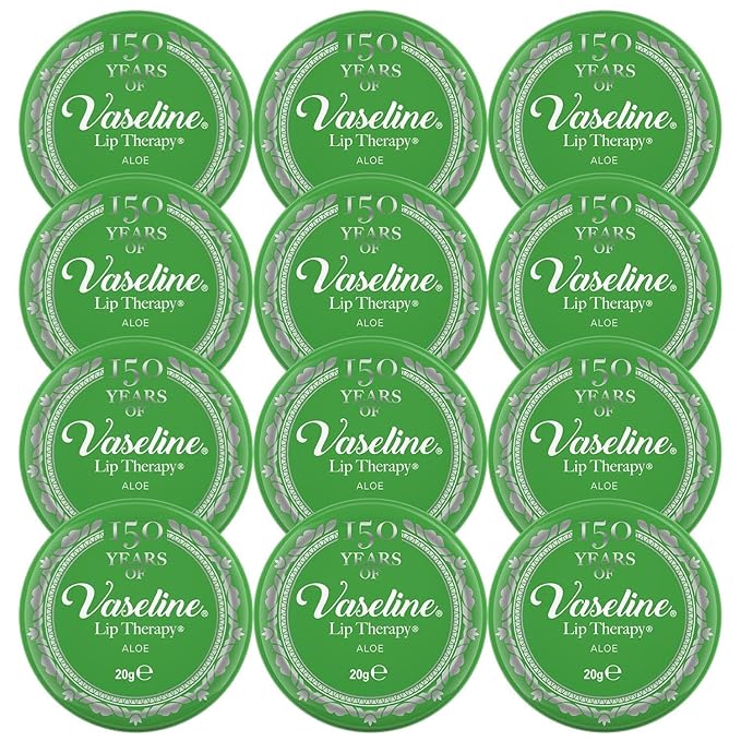 12 x Vaseline Lip Therapy Aloe Vera 20g