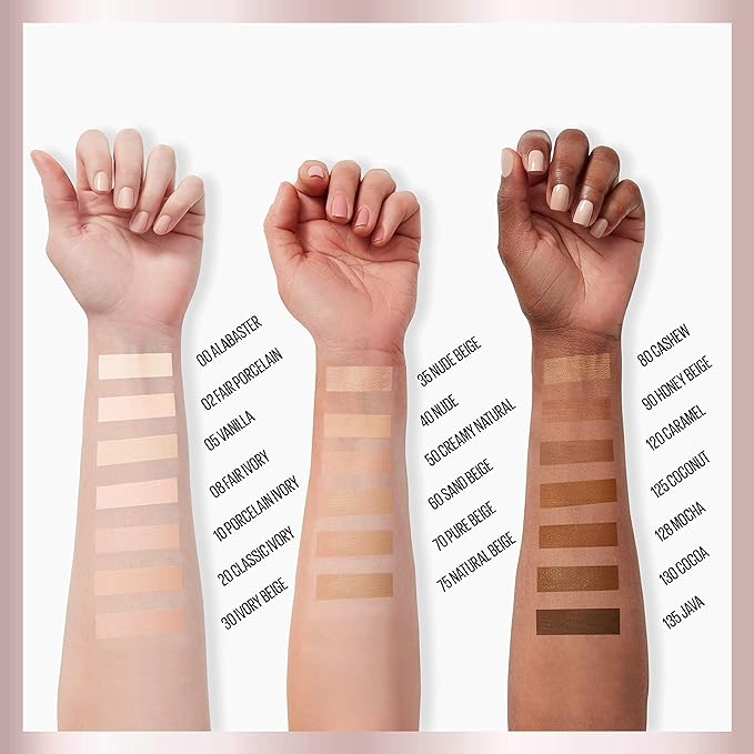Maybelline Dream Radiant Liquid Medium Coverage Hydrating Makeup, Lightweight Liquid Foundation, Porcelain Ivory, 1 Count