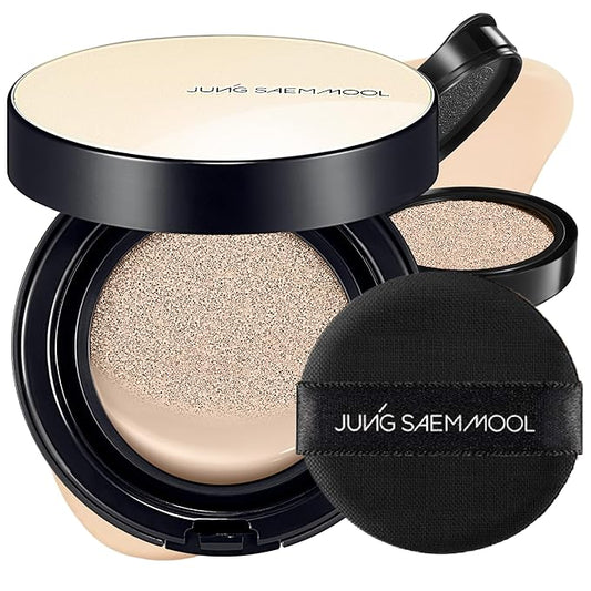 [JUNGSAEMMOOL OFFICIAL] Essential Skin Nuder Cushion (03 Fair Pink) | Refill Included | Natural Finish | SPF50 Broad Spectrum | Makeup Artist Brand