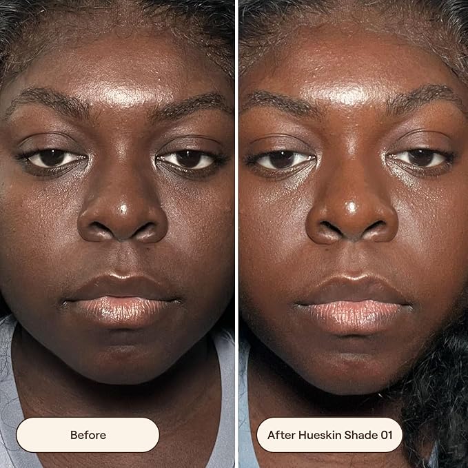 Live Tinted Hueskin Serum Concealer - Medium-to-Full Coverage Concealer with Niacinamide, & Hyaluronic Acid for Dark Circles, Fine Lines & Wrinkles, Buildable Long-Lasting Formula, 0.35 oz - Shade 1