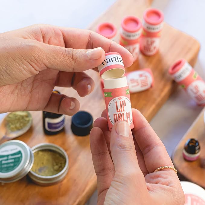 Earthy Good Organic DIY Lip Balm Making Craft Kit By Kiss Naturals