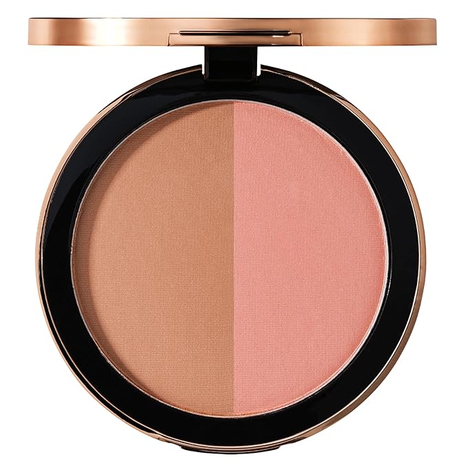 M. Asam Magic Finish Satin Blush Dark Honey & Nude Flush (0.14 Oz) – Make-Up Powder Blush For A Fresh & Radiant Look With Hyaluronic Acid & Ultra-Fine Color Pigments For Fuller Looking Cheeks