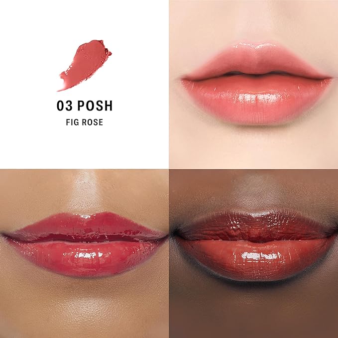 BRAYE Lipsleek Lip Balm, Monochromatic Cream Blush 2-in-1 Face Makeup, Hydrating & Mood Buildable, Vegan + Cruelty-Free Glow for Cheeks l 03 Posh