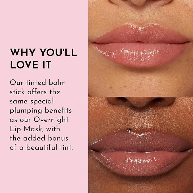 LAWLESS Forget the Filler Lip Plumping Line Smoothing Tinted Balm - Georgie - Premium Tinted Lip Balm with Natural Ingredients to Plump and Smooth Lips for a Firmer, Fuller Look - 0.09 oz