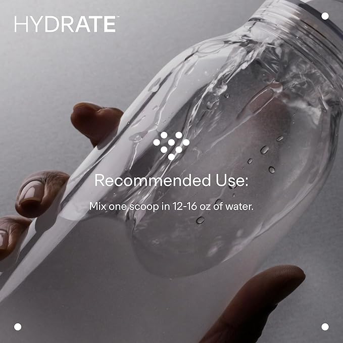 LTH Hydrate Hydration Mix - Trusted by Life Time Fitness Members - NSF Certified for Sport - Electrolyte Powder - Plant-Based, Non-GMO, Gluten Free - 60 Servings (Peach Mango)