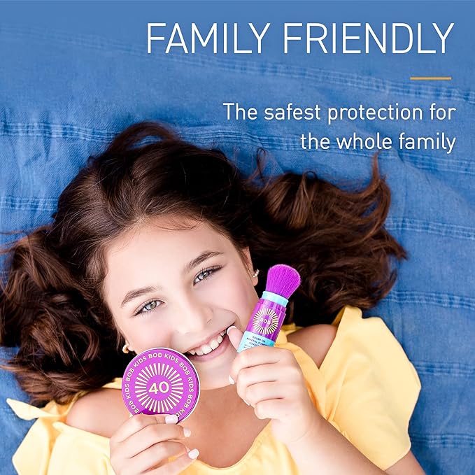 BOB KIDS Balm, SPF 40 Broad Spectrum Mineral Sun Protection, Hydrating, Perfect for Winter and Water Sports, Safe for Sensitive Skin, For All Ages