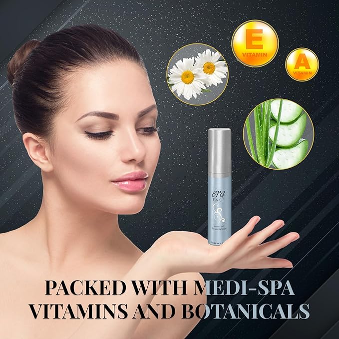 ERA Beauty ERA Face spray makeup (Y1 Creamy Vanilla, 2.25 oz) - airbrush foundation, everyday, buildable, professional spray on cosmetics