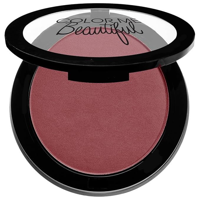 Color Pro Blush by Color Me Beautiful, Pressed Powder Blush with Buildable Coverage, Complexion Enhancing Makeup