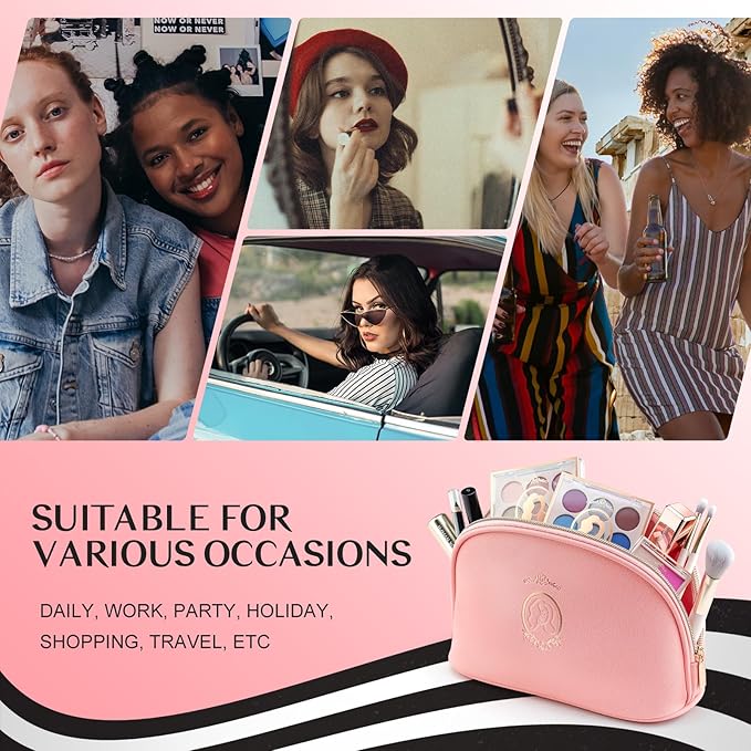 Color Nymph Beginner Makeup Set, Full Starter Cosmetics Set for Teenager Girls with Eyeshadow Palette Blush Lipstick Lip Pencil Eye Pencil Brush Mascara Portable Bag