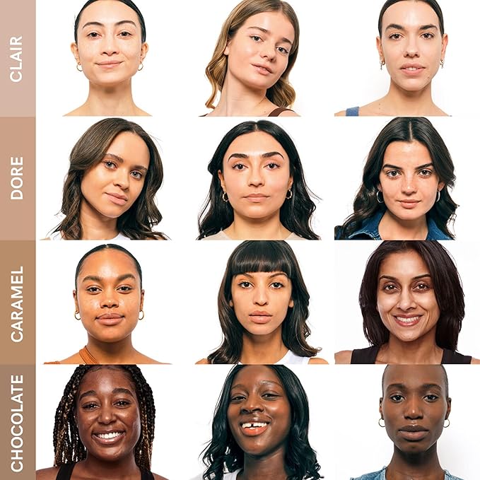 Erborian CC Water with Hyaluronic Acid, Chocolate - Ultra-Light Aqua Gel Color Corrector with Centella Asiatica & Hyaluronic Acid - Plump, Softer & Hydrated Skin - Korean Skincare Perfector - 0.5 Oz