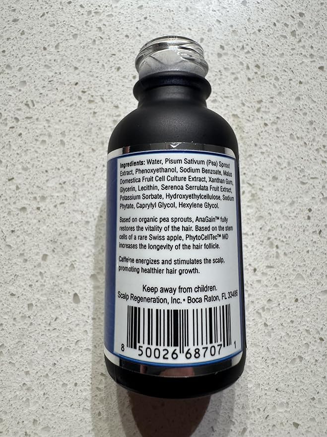 Stem Cell Serum for Men & Women - Helps Reduce Hair Loss - Strengthens & Thickens - Plant-Based - Combats Thinning Hair - Healthy Longer Hair - Root Nourishing Night (PM) - 28ml