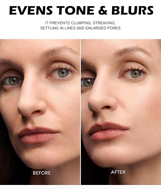 Full Coverage Soft Focus Liquid Foundation, Lightweight Moisturizing High Coverage Liquid Concealer Foundation Makeup, Waterproof Long Lasting Creamy Matte Liquid Concealer for Women, 03