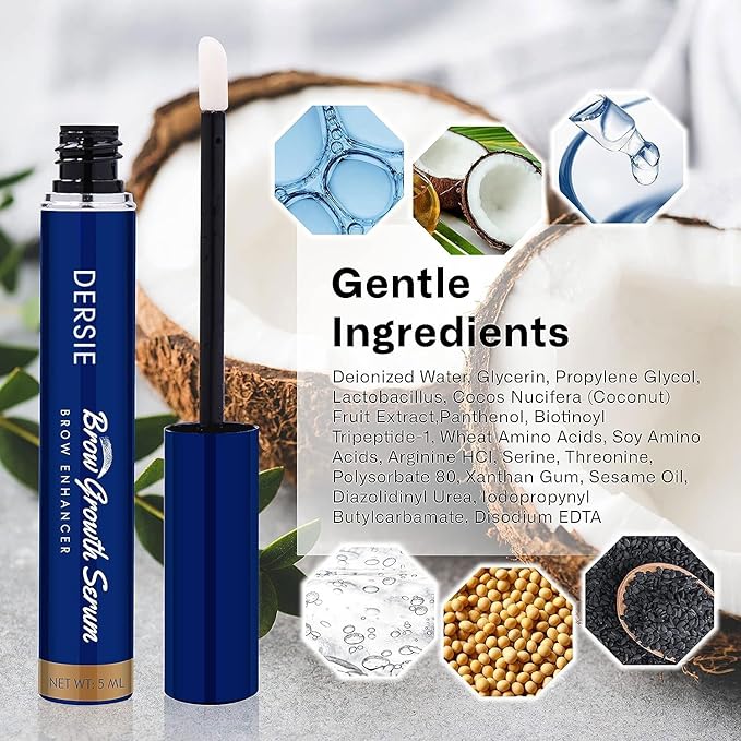 Dersie Eyebrow Growth Serum (0.17 Fl Oz (Pack of 2))