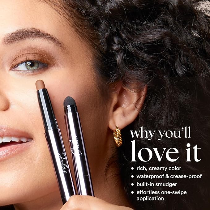 Julep Eyeshadow 101 Cream-to-Powder Waterproof Shadow Stick – Beachy Matte – Long-Lasting, Crease-Proof, Soft Sandy Beige Matte Cream Eyeshadow with Built-in Smudger