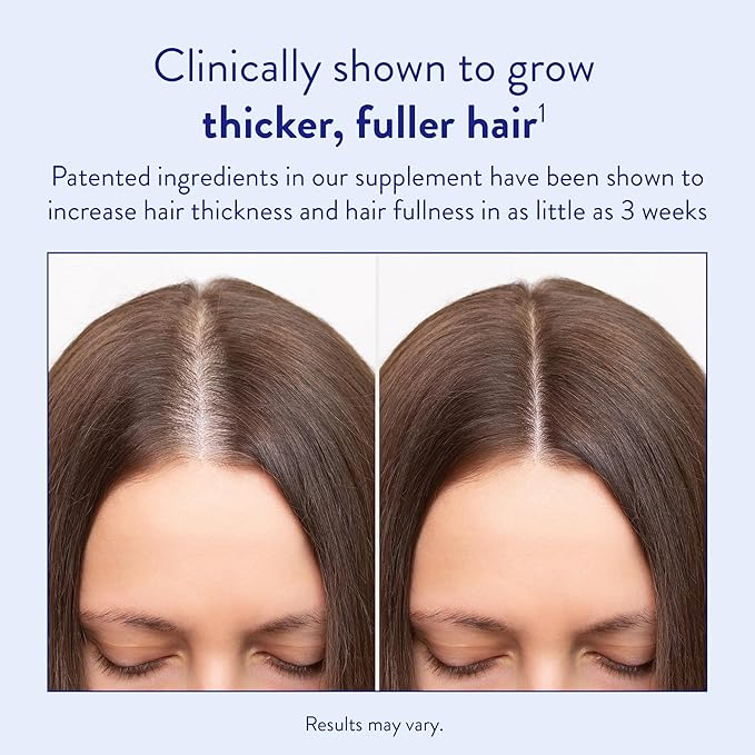 Routine Wellness Hair Growth Supplement - Clinically Proven for Thicker, Fuller Hair - Reduces Wrinkles, Fine Lines - Gluten Free, Ideal for Women & Men with Thinning Hair - 1 Bottle, 30 Day Supply