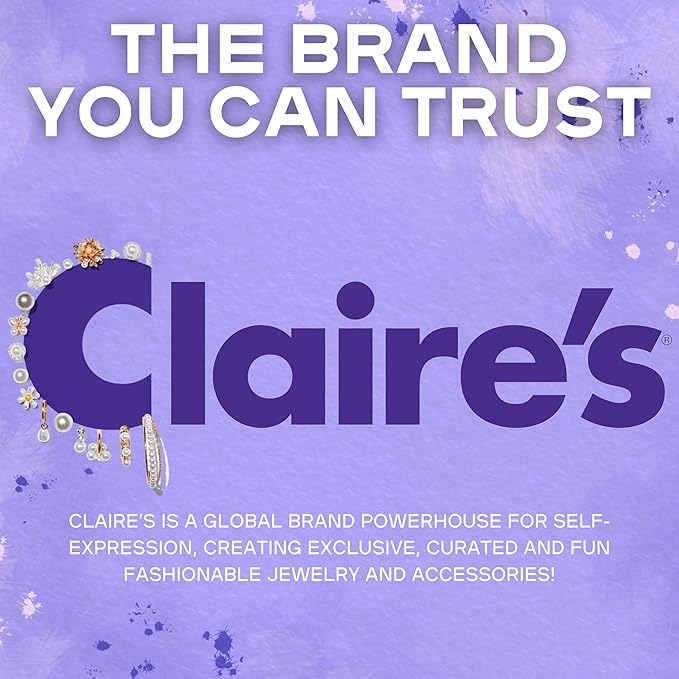 Claire's Makeup Kits –Butterfly Purse Makeup Kit - Eyeshadow and Lip Kit for Girls - Perfect for Young Girls!