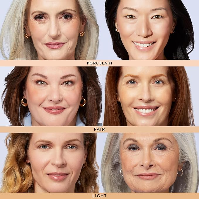 LAURA GELLER NEW YORK Award-Winning Baked Balance-n-Brighten Color Correcting Powder Foundation - Light - Buildable Light to Medium Coverage - Demi-Matte Natural Finish