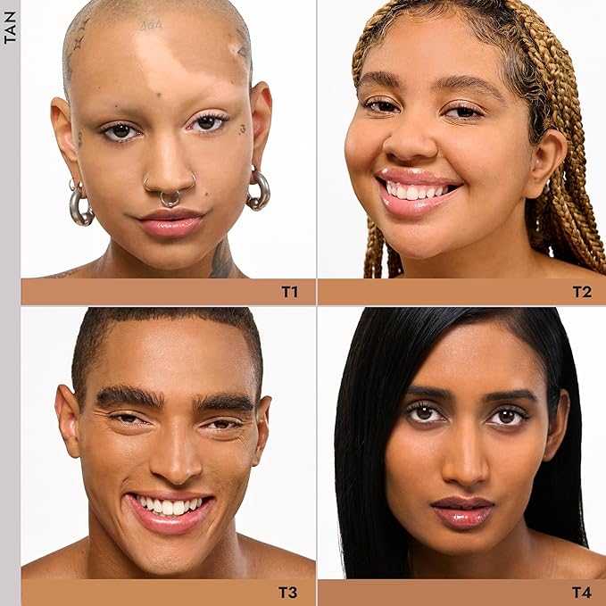 COVER FX Pressed Mineral Foundation - Shade T4 - Weightless Powder Foundation - Buildable Light to Full Coverage - Matte Finish - All Skin Types