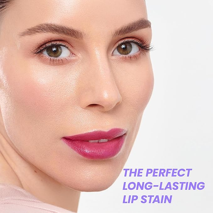 Wonderskin Wonder Blading Lip Stain Peel Off and Reveal Kit - Long Lasting, Waterproof Pink Lip Tint, Transfer Proof Natural Lip Stain Kit (Beautiful)