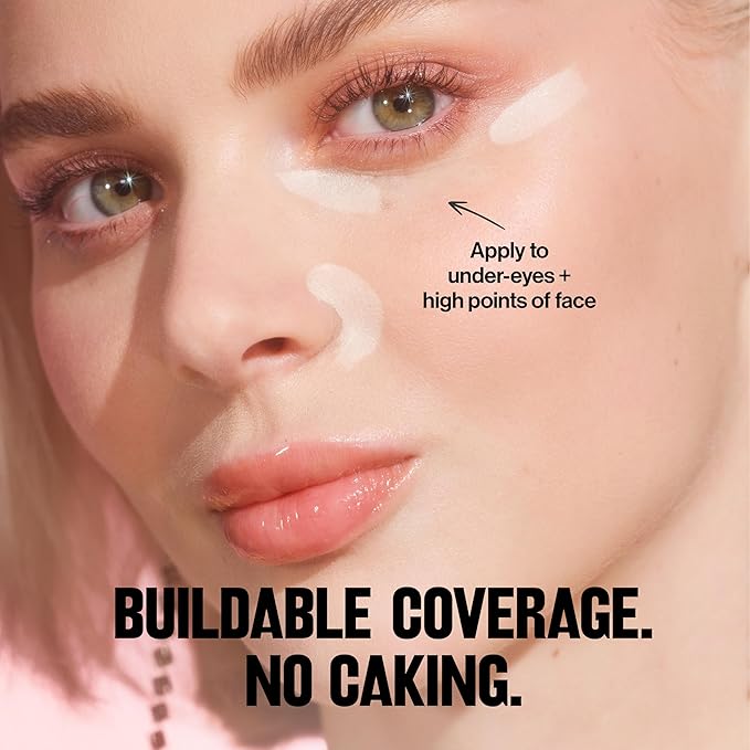 Revlon Glimmer Brightening Concealer, Liquid Under Eye Makeup, Made with Caffeine, Vitamin C, & Stevioside, 145, 0.3 fl oz