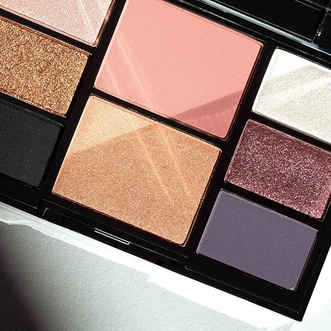 Lune+Aster Double Booked Face & Eye Palette - This online exclusive palette features a mauve blush, bronze highlighter and six show-stopping velvety eyeshadows to create an elevated look for any special occasion.