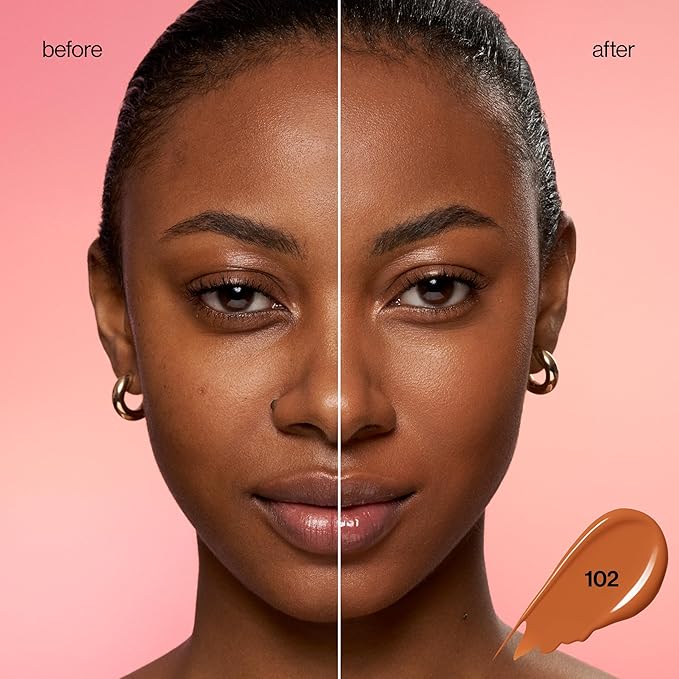 Revlon Glimmer Correcting Concealer, Liquid Under Eye Makeup, Made with Caffeine, Vitamin C, & Stevioside, 102 Orange, 0.3 fl oz