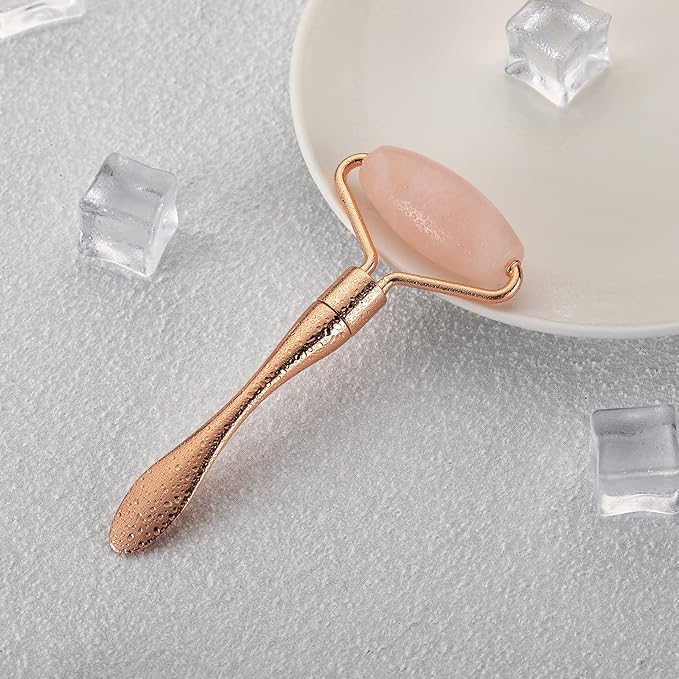 Tekson Face Massager Roller, 2-in-1 Jade Roller Facial Sculptor, Skin Care Tool for Skin Tightening, Anti-Aging, Reduce Puffiness/Wrinkles, Improve Facial Contour, Promote Lymphatic Drainage