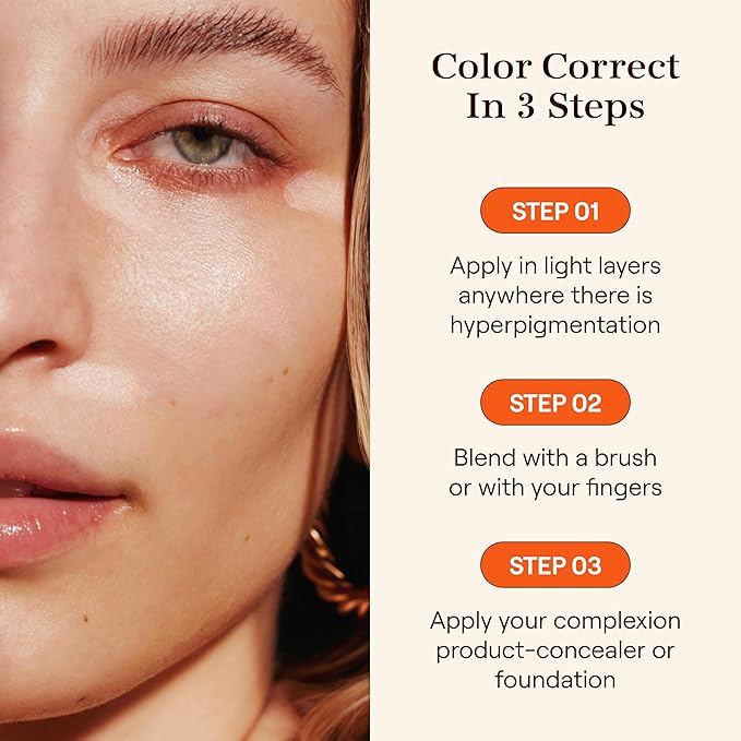 Live Tinted Huestick: All-over Color Corrector Multistick for Brighter, Balanced Skin, Works on Lips, Cheeks, And Eyes, Vitamins C+E Soothes, Heals & Nourishes Damaged Skin - Aura 3g / 0.1oz