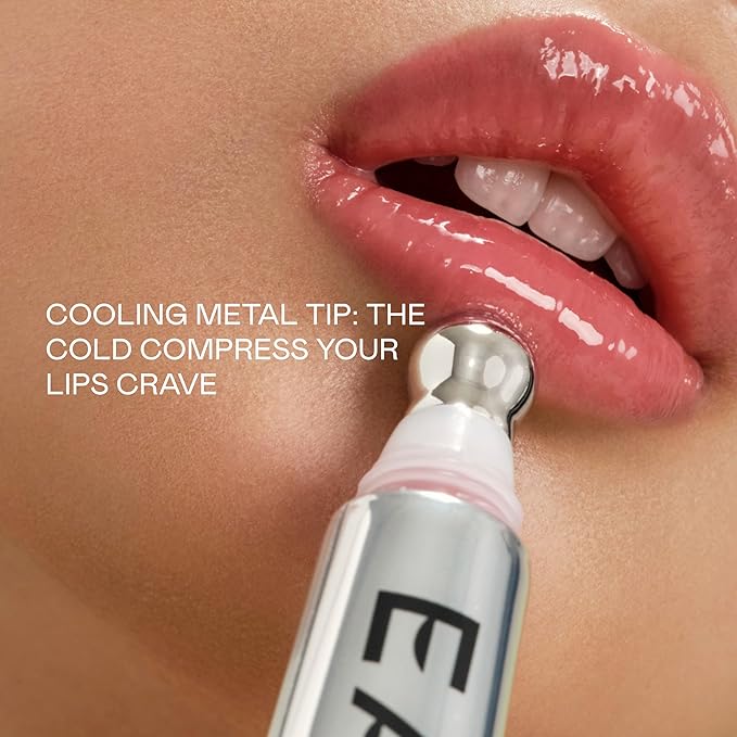 EADEM Le Chouchou Lip Softening Balm, Lip Gloss for Women, Lip Plumper & Lip Mask, Overnight Hydrating & Moisturizing Luxury Lip Balm, 0.5 oz, Bissap Glaze