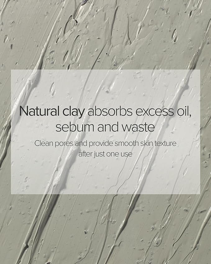 Mary&May Vegan Cica Tea Tree Soothing Wash Off Pack - Natural Centella Clay Mask for Sensitive Skin, Relieves Irritation, Cleanses Pores, and Hydrates, 4.23oz.