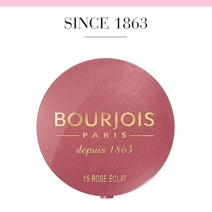 Bourjois Blush for Women, 15 Rose Eclat, 0.08 Ounce