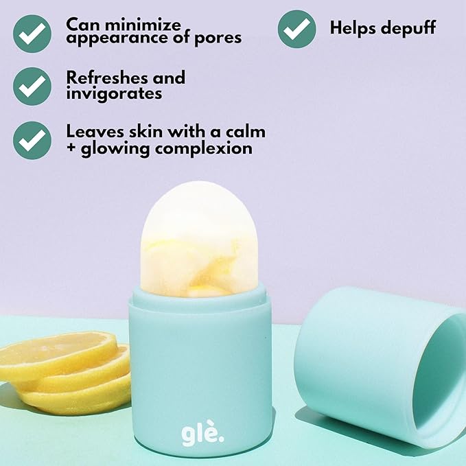 Cryotherapy Ice Massager Infused with Retinol - Cryo ICY Pops Face Massage Ice Roller | Cryotherapy Cooling Facial Ice Massager - for Face & Eyes